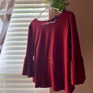W5 Red Blouse